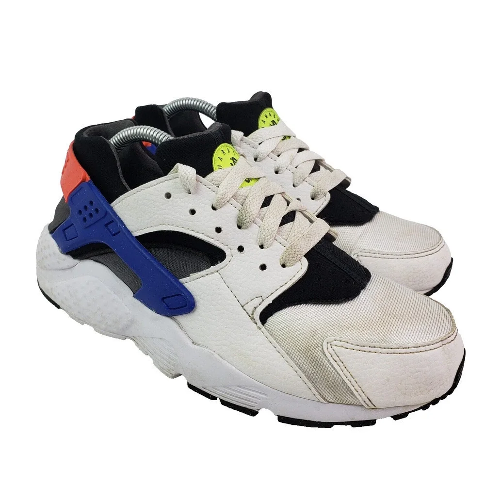 Nike Air Huarache Youth Boys Size 6Y White Running Trainer Sneaker Shoes